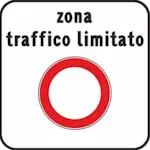 Panneau ZTL Italie – Zona a Traffico Limitato